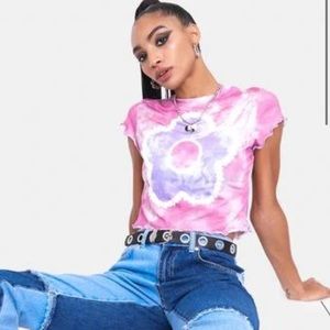 The Ragged Priest Flower Tee sz L